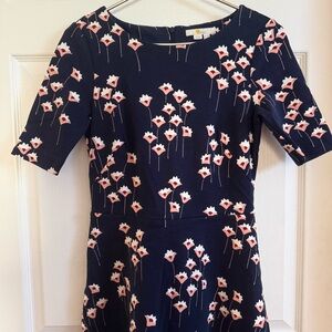 Boden Navy Flower Print Dress!!!